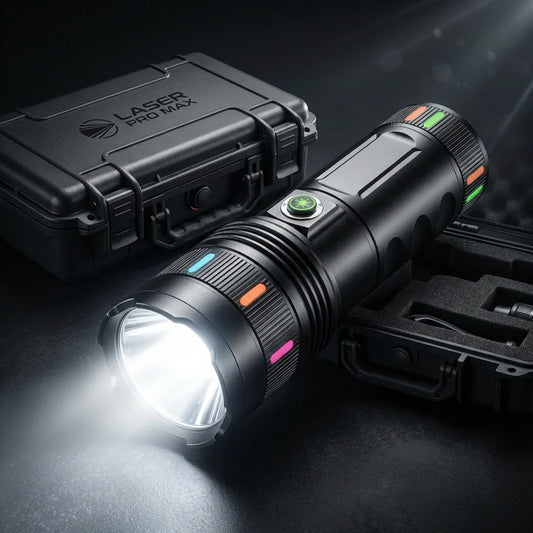 Laser Pro Max™ – Lámpara táctica 10.000 Lúmenes 2000 Metros